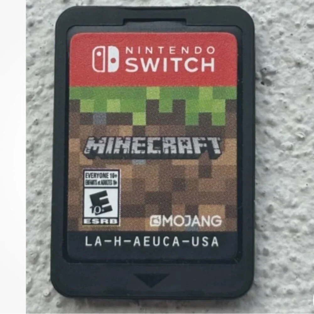 Nintendo Switch 4 Games Mario Sonic Minecraft 128gb Bundle